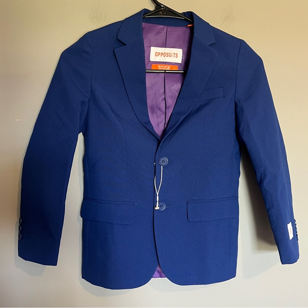 Opposuits Kids Blue Suit Top Size US 8Y